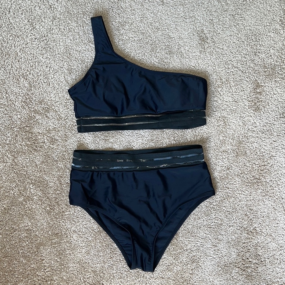 Shein One Shoulder Bikini